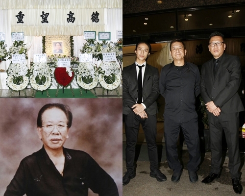 化妝大師陳文輝於業界德高望重；孫仔、兒子陳志達、陳志光接受訪問。