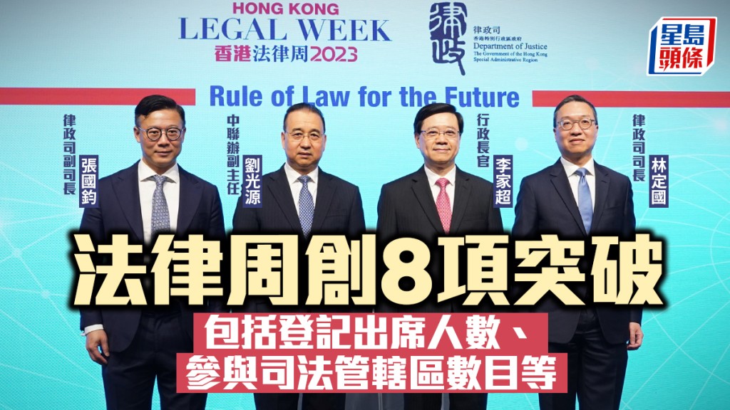 香港法律周2023︱上周圓滿落幕創8項突破  出席人數歷屆新高