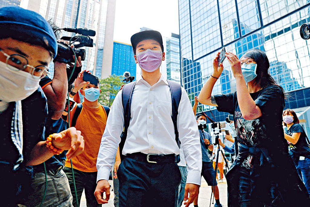 被告曾志健早前承認暴動及妨礙司法公正等罪，昨被判入獄47個月。