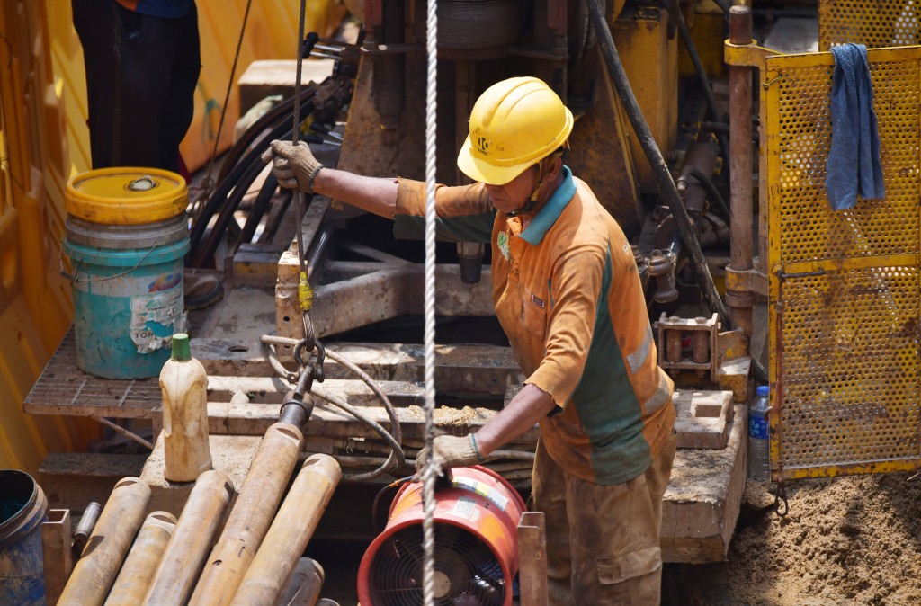 政府近日的輸入外勞計畫中包含建造業人手。資料圖片
