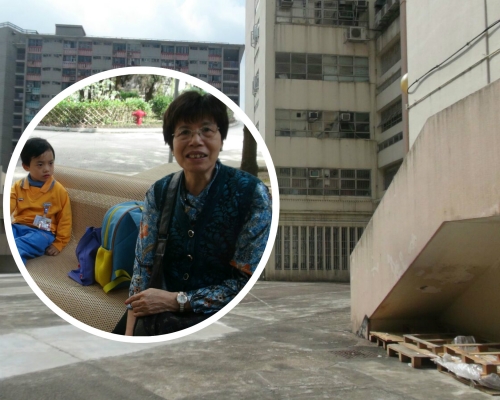 街坊黃婆婆對事件感到震驚。 林思明攝