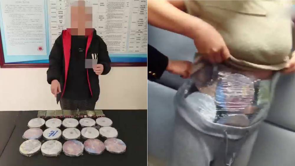 走私集团深夜港珠澳大桥闯关，4男女「人肉运碟」被关员识破。