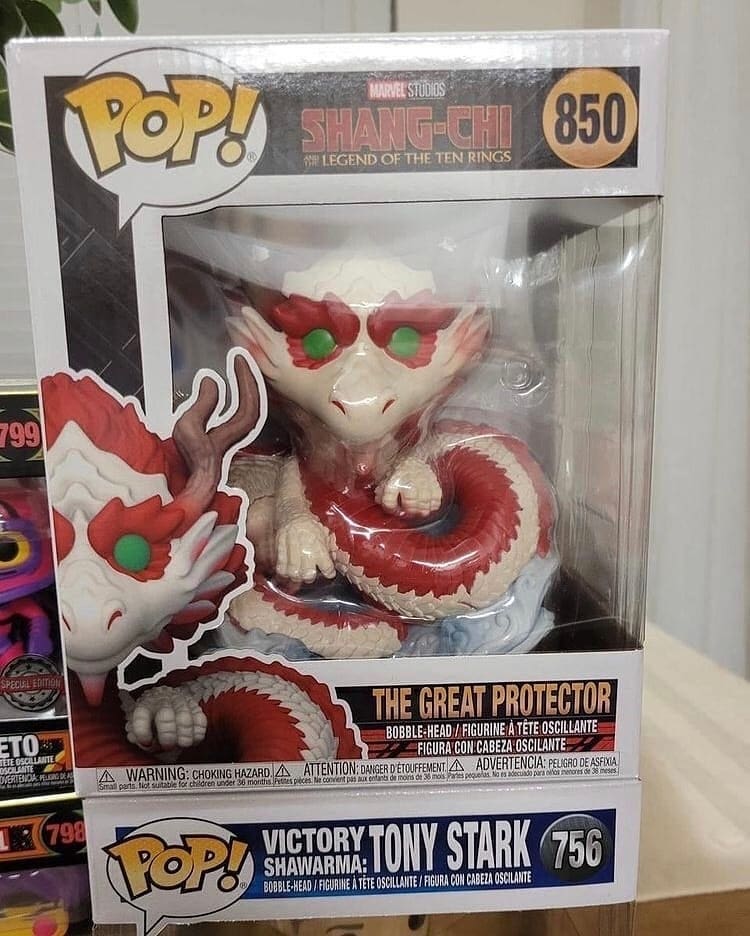 紅白色的龍名為「The Great Protector」。