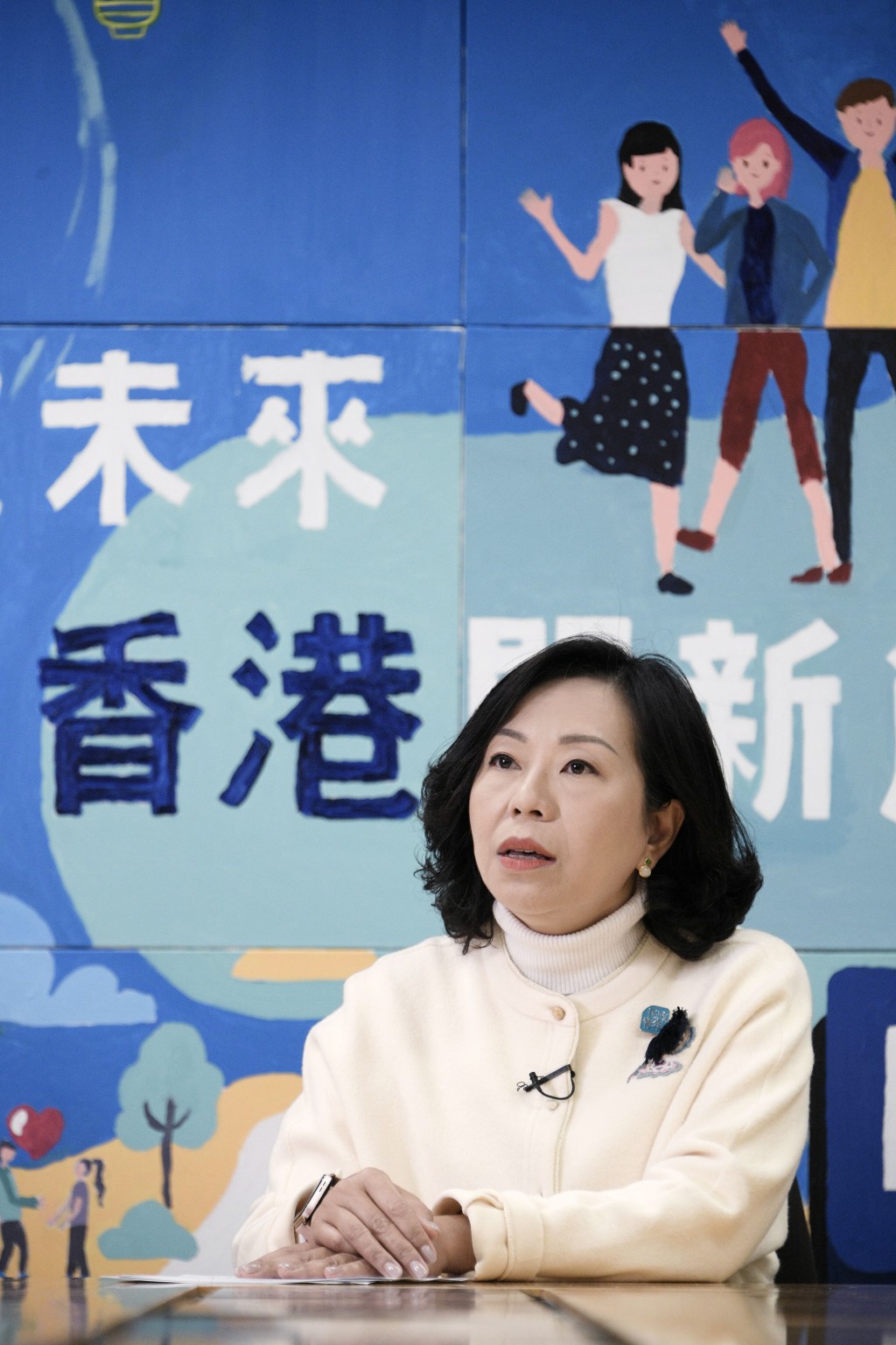 麥美娟表示,明天會到立法會向事務委員會報告公眾諮詢結果。資料圖片 麥美娟表示,明天會到立法會向事務委員會報告公眾諮詢結果。資料圖片