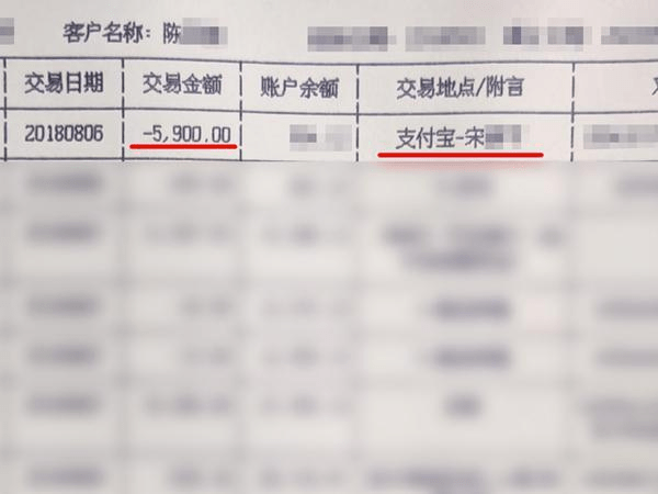 「张磊」在恋爱期间不断以各种理由向陈女士借钱，钱款却转入宋某的账户内。