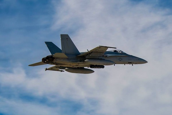 圖為美軍FA-18戰機。網上圖片
