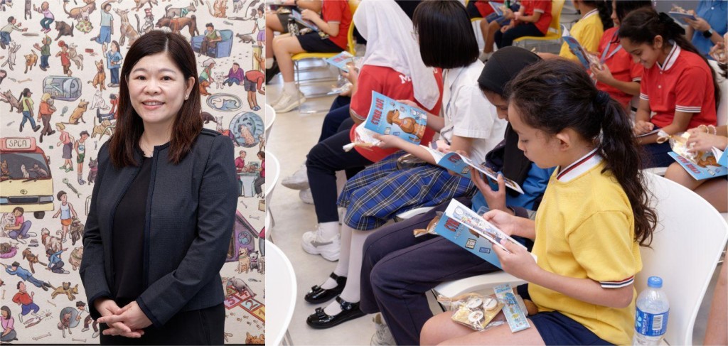 葉校長認為活動十分有意義,由專業機構講解學生更容易明白訊息,學生們對故事書內容亦深感興趣。 葉校長認為活動十分有意義,由專業機構講解學生更容易明白訊息,學生們對故事書內容亦深感興趣。