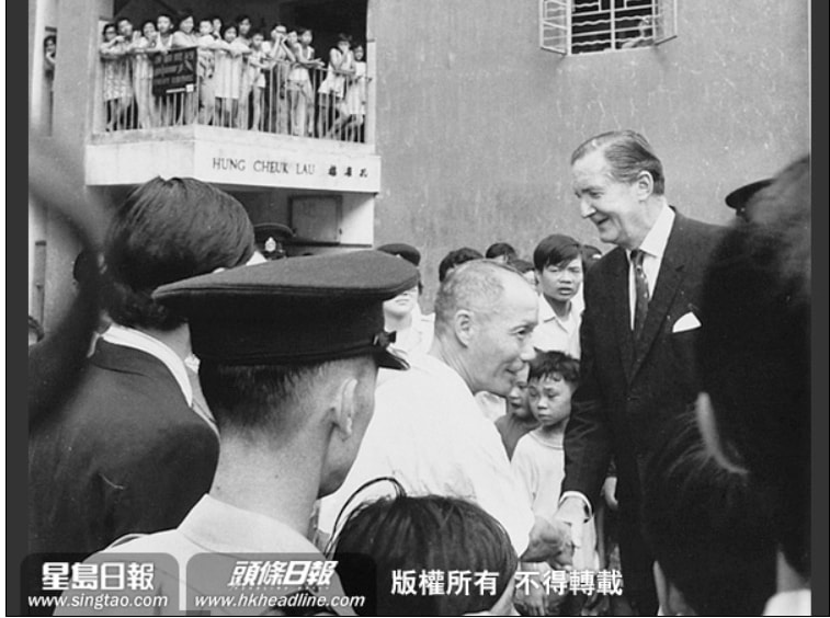 到觀塘巡視，圖中為牛頭角的孔雀樓。資料圖片
