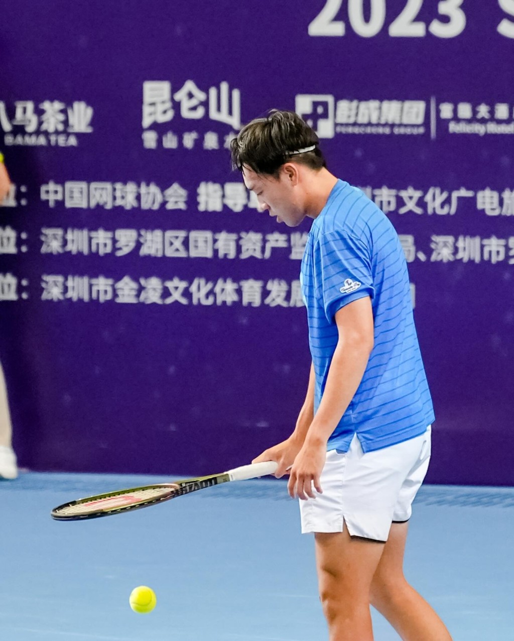黄泽林打入ATP 深圳网球挑战赛决赛。facebook图片