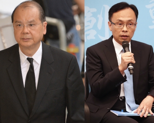 張建宗；聶德權。資料圖片