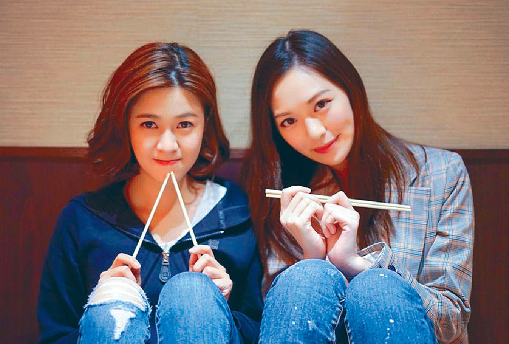 ■馮盈盈與江嘉敏姊妹情不再。資料圖片