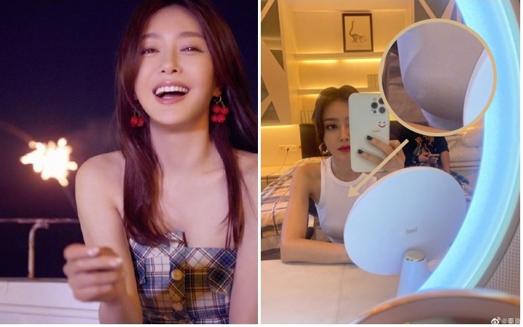 內地女星秦嵐樣貌身材皆保養得十分好。