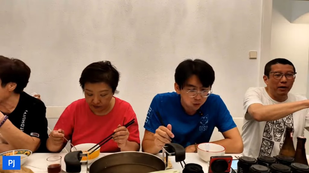 劉雅麗及YouTuber P仔到楊英偉位於維也納的家作客一同開餐。 劉雅麗及YouTuber P仔到楊英偉位於維也納的家作客一同開餐。