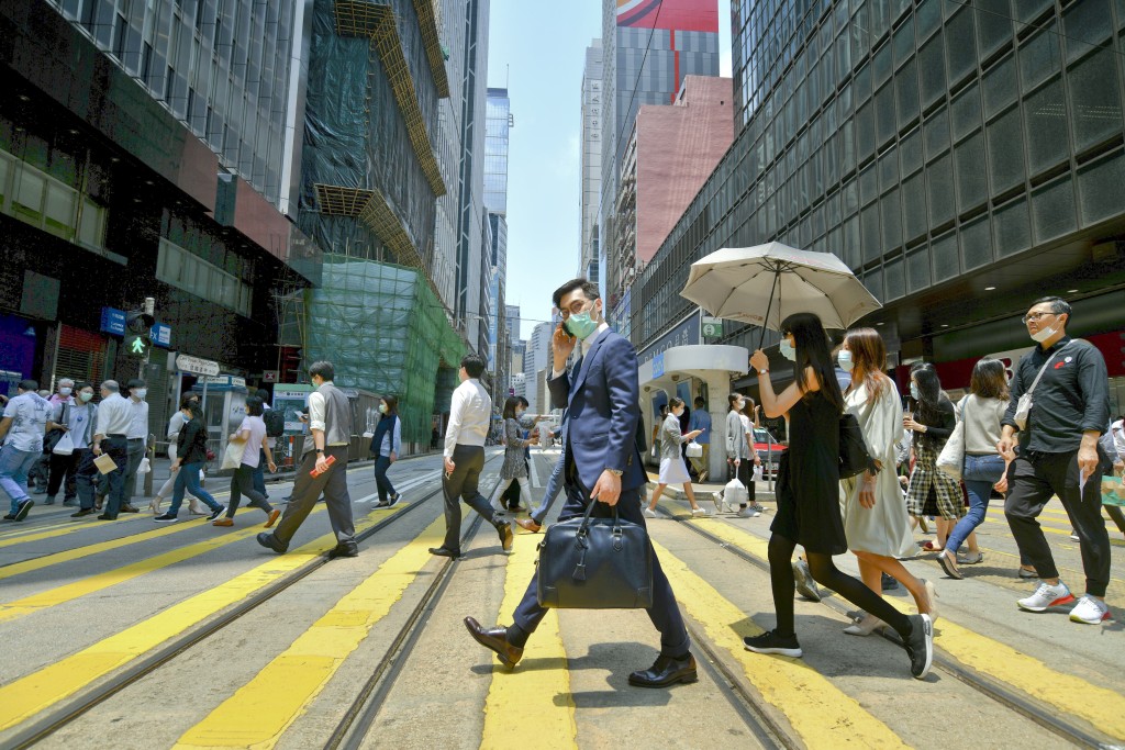 政府统计处发表2024年第1季香港本地居民总收入及相关的初步统计数字。资料图片