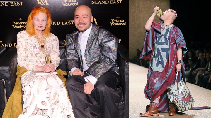 曾數度為Vivienne Westwood行catwalk的填詞人黃偉文，在社交網貼合照悼念「西太后」。