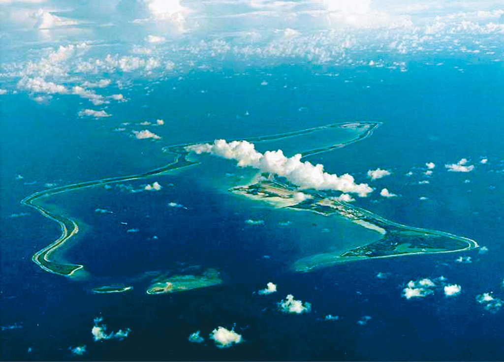 查戈斯群島的主島迪戈加西亞島。