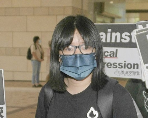 鄒幸彤沒有律師代表選擇自辯。資料圖片