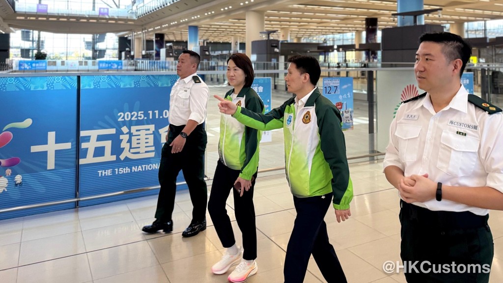 全運會｜海關高層視察港珠澳大橋香港口岸 感謝前線全力配合國家盛事