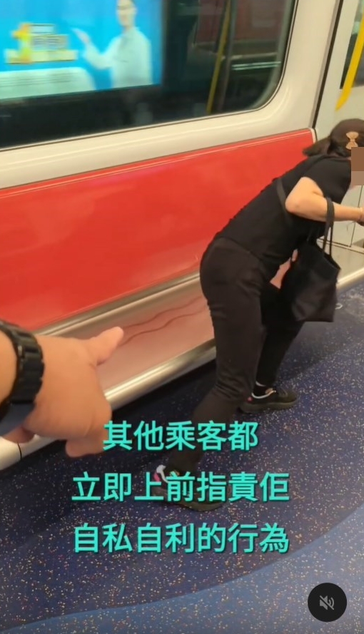 雖然如此,網民看過短片後,紛 紛聲討車廂剪指甲行為,大鬧:Threads截圖 雖然如此,網民看過短片後,紛 紛聲討車廂剪指甲行為,大鬧:Threads截圖