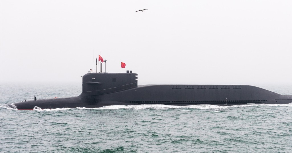 「094」战略核潜艇。
