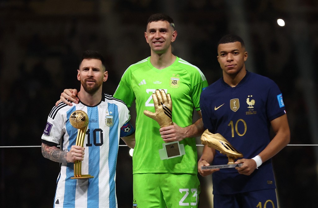 马天尼斯获选为世界杯最佳守门员。Reuters 