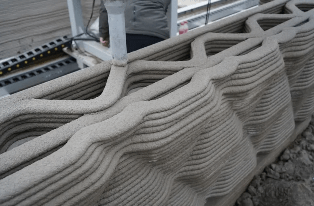 3D打印編織紋理牆面