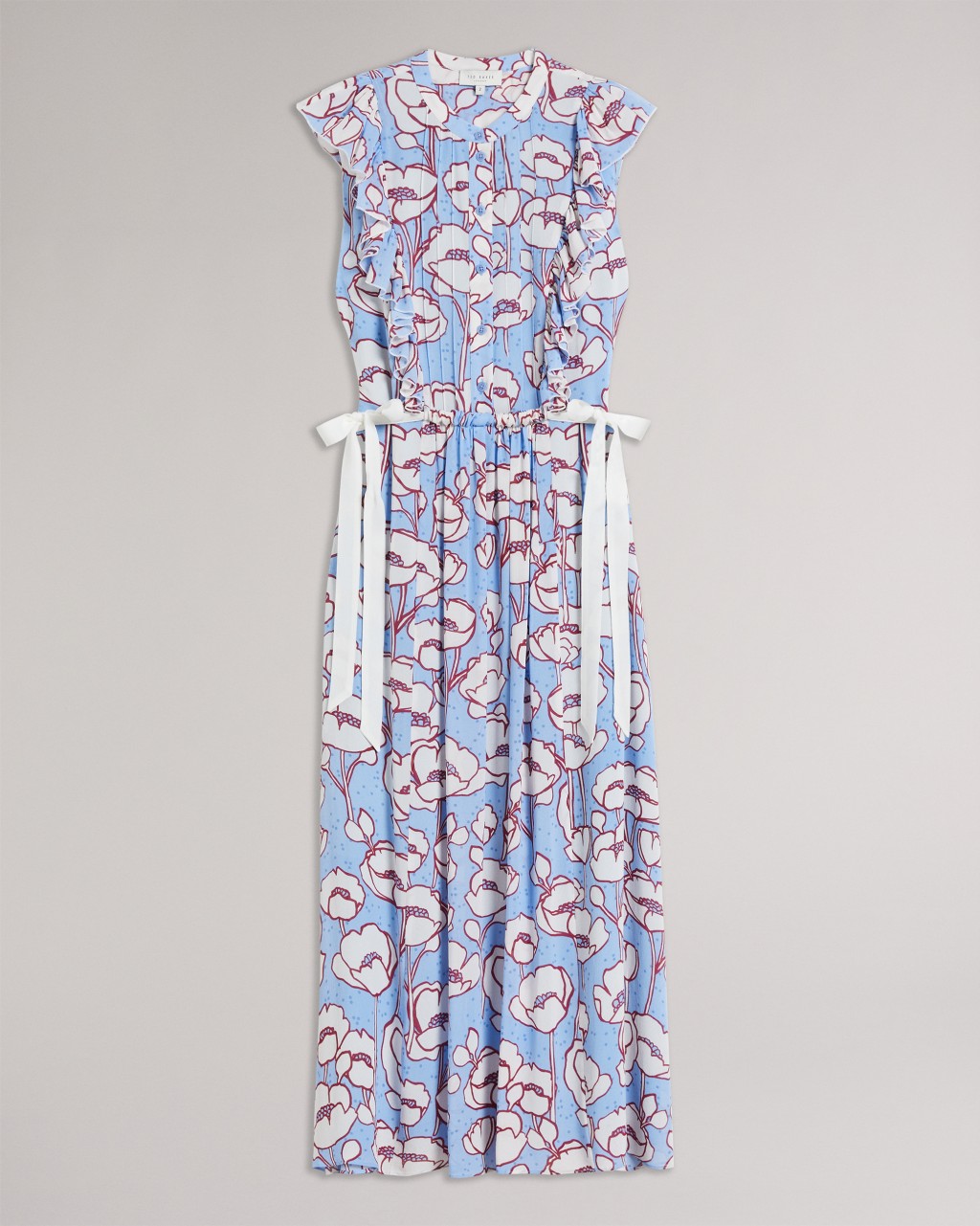 Ted Baker Women's Sleeveless Frilled Midi Dress：$800（原價：$2,690）