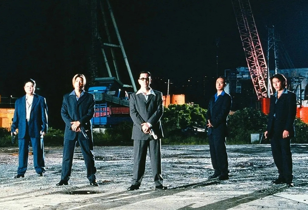 【1999年】林雪（左）获杜琪峯相中，拍摄电影《枪火》，当年更获提名香港金像奖及台湾金马奖最佳男配角。