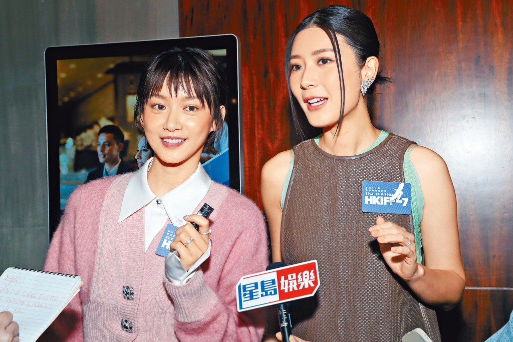 余香凝與袁澧林仍在揀選金像獎戰衣。