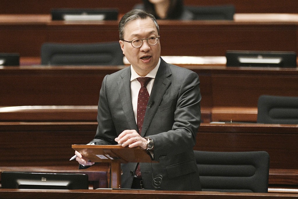 律政司司長林定國已向內部員工發信。資料圖片 律政司司長林定國已向內部員工發信。資料圖片