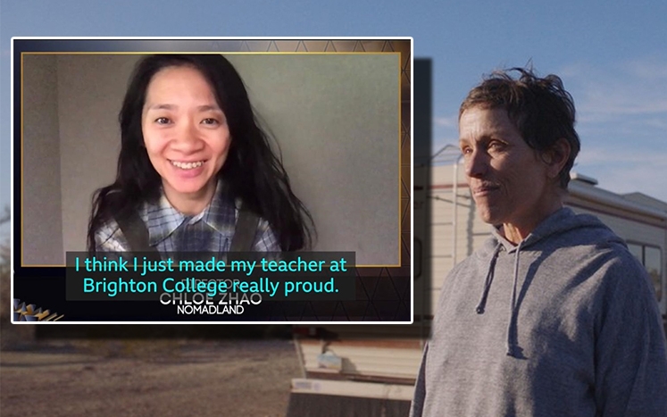 BAFTA公布得奖名单，由华裔导演赵婷执导的《浪迹天地》横扫4项大奖成为最大赢家。