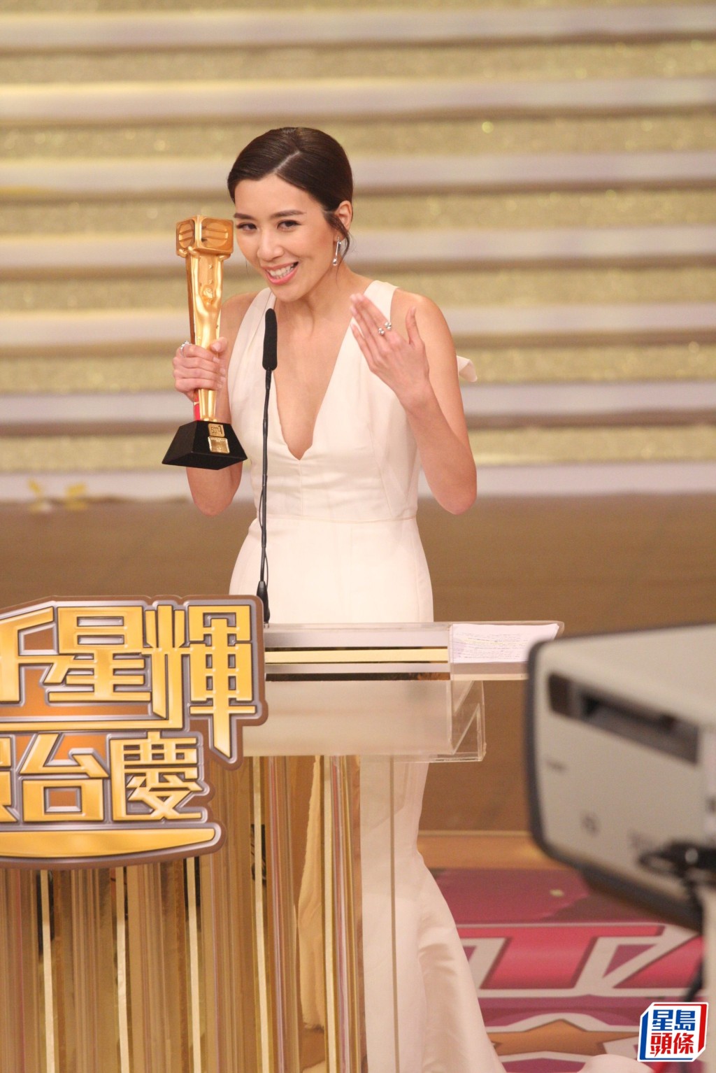 只能夺得星马最喜爱TVB女主角。  ​