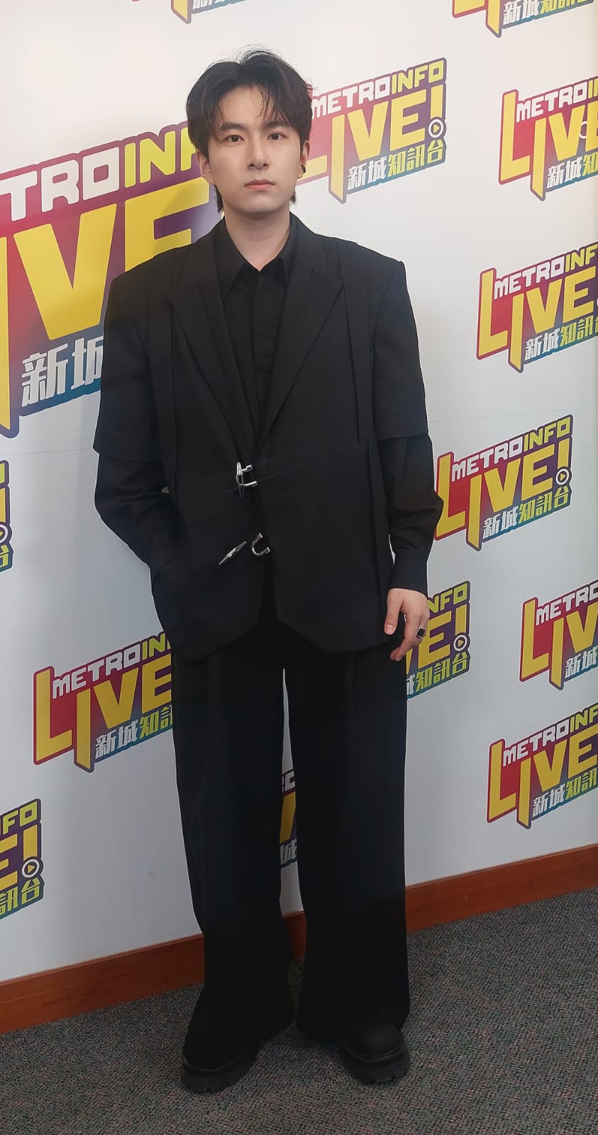 胡子貝表示若然有慈善音樂會支援大埔災民,一定參與支持。 胡子貝表示若然有慈善音樂會支援大埔災民,一定參與支持。