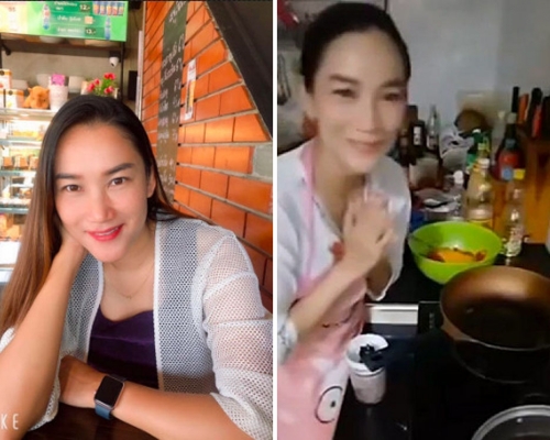 泰國網紅直播下廚突臉色發白倒地猝死，變死亡直播。