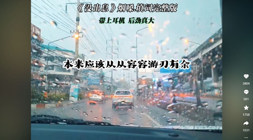 王世堅罵人金句被創作出《沒出息》後，被網民不斷再創作。抖音