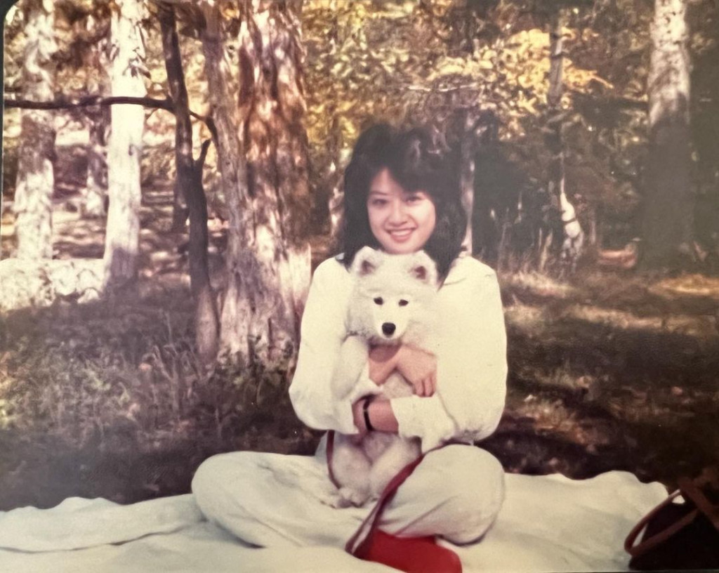 這是鍾慧冰17歲時的舊照，當時她應該在美國居住。
