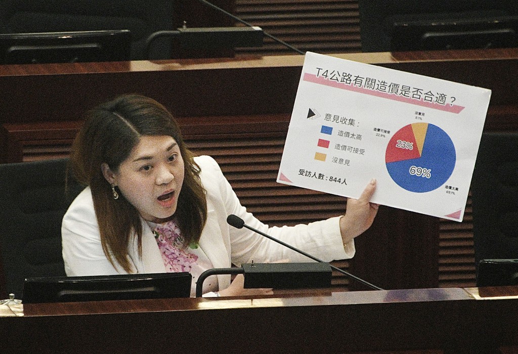 林素蔚表示，感謝所有一直堅定支持她的市民。資料圖片