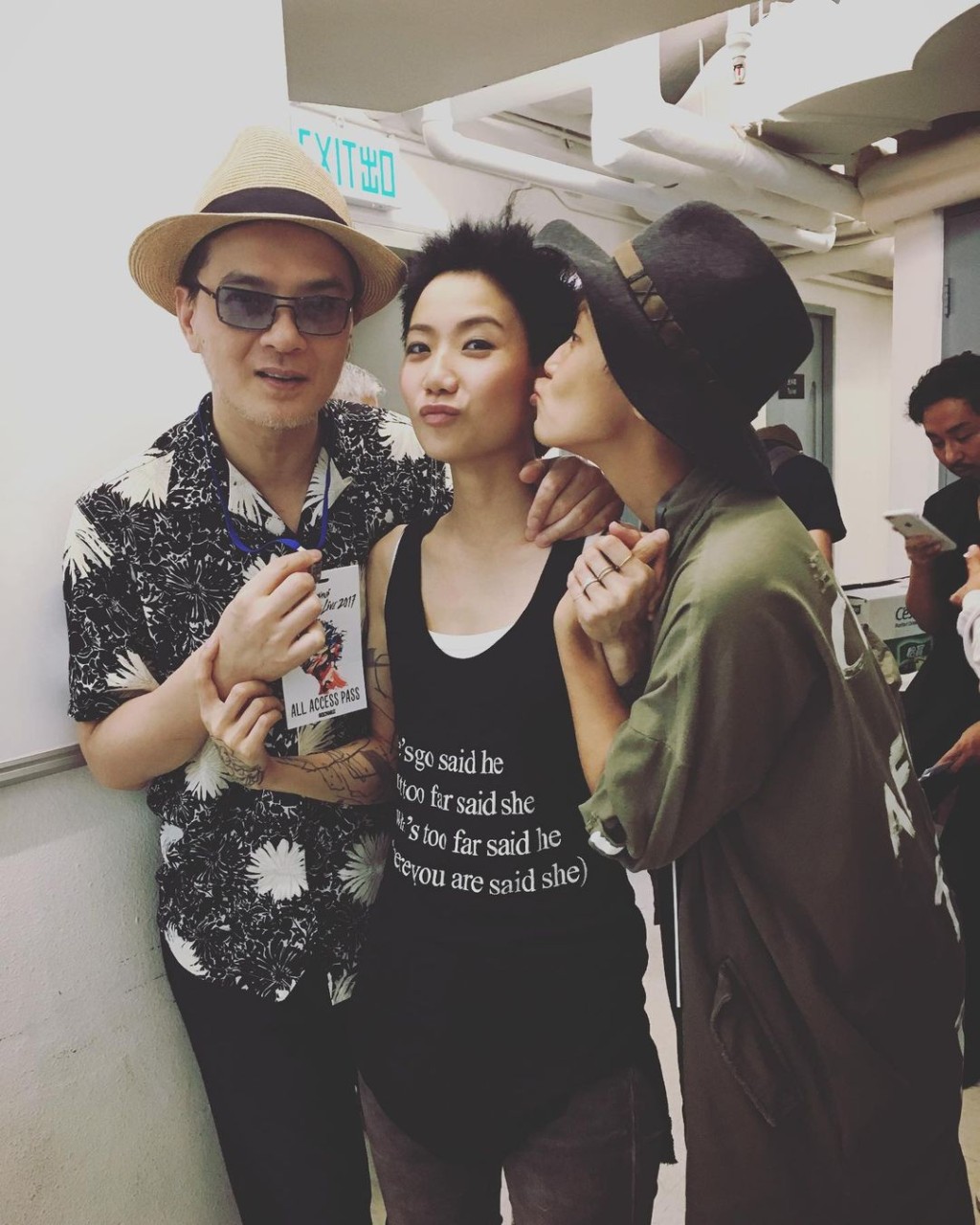 好友何韻詩於IG發文懷念。
