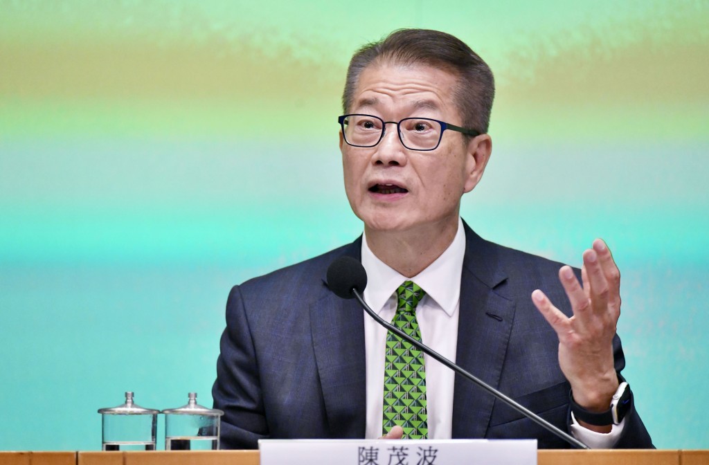 財政司司長陳茂波。資料圖片