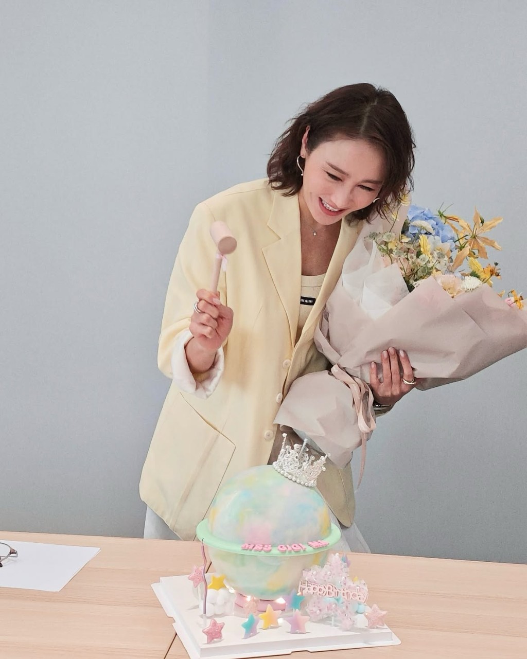 黎姿生日活動一浪接一浪。 黎姿生日活動一浪接一浪。
