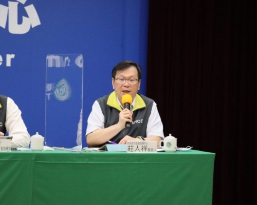 台灣中央流行疫情指揮中心發言人莊人祥。網上圖片