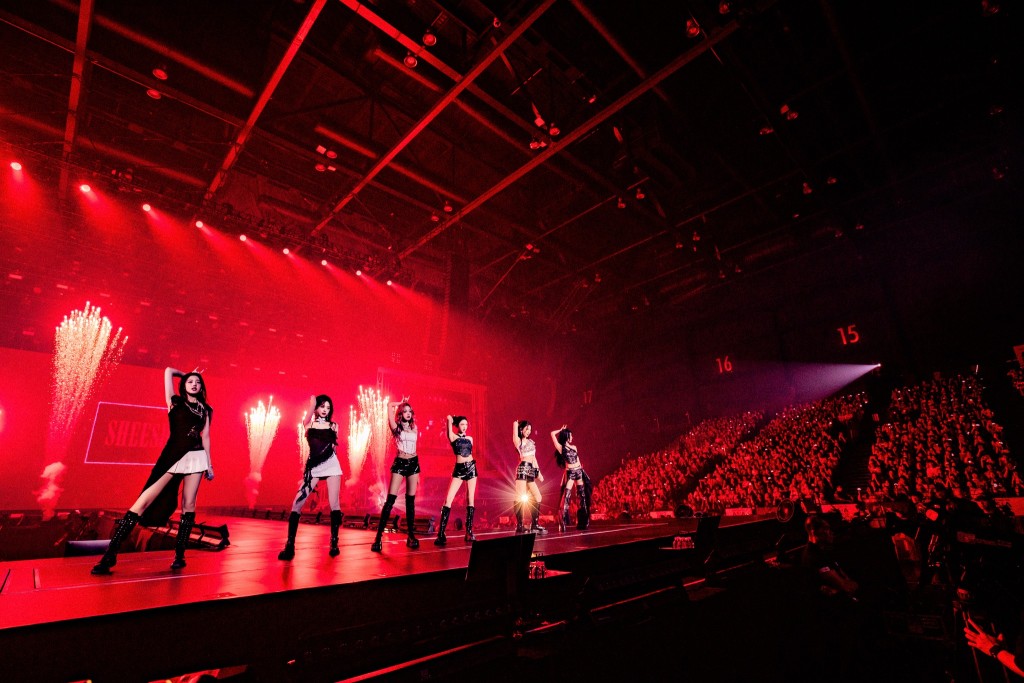 BABYMONSTER上周六在亞博舉行演唱會。BABYMONSTER fb BABYMONSTER上周六在亞博舉行演唱會。BABYMONSTER fb