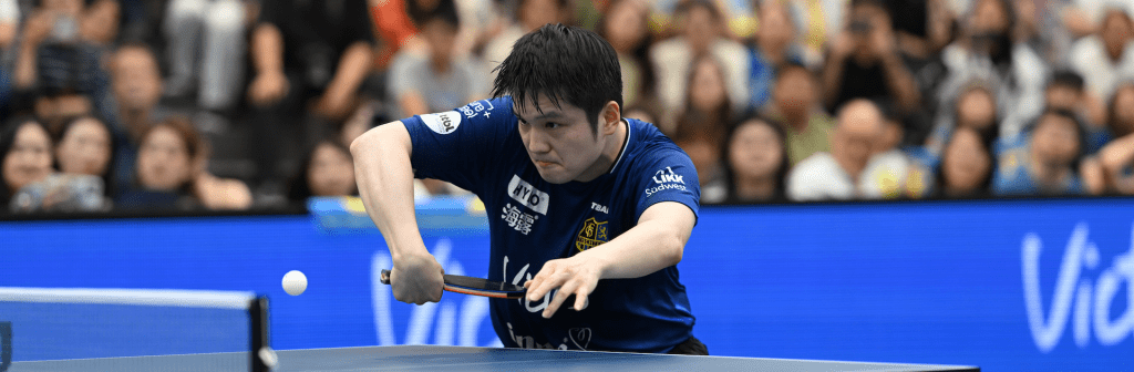 樊振東回復霸氣,帶領球隊薩爾布呂肯取得新球季德甲首勝。德甲乒乓聯賽官網圖片 樊振東回復霸氣,帶領球隊薩爾布呂肯取得新球季德甲首勝。德甲乒乓聯賽官網圖片
