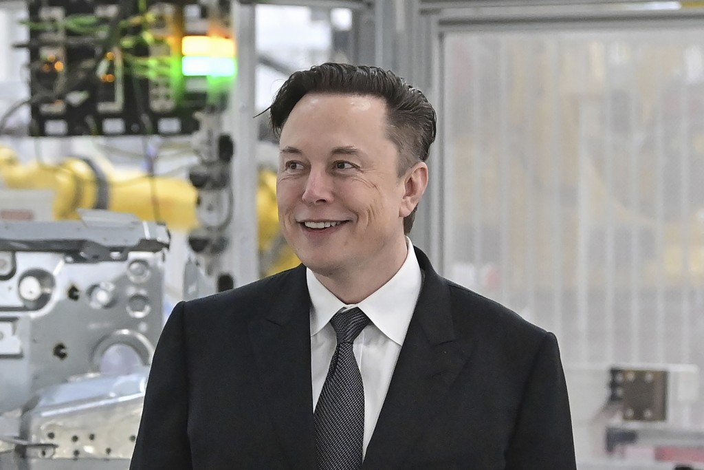 特斯拉CEO馬斯克。AP圖片