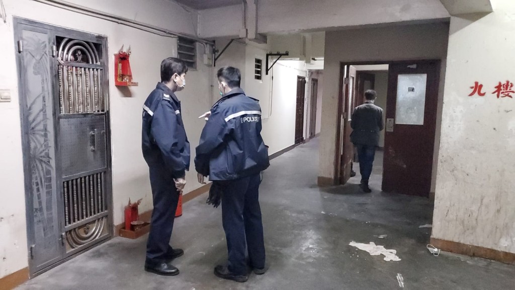 警方到場調查。