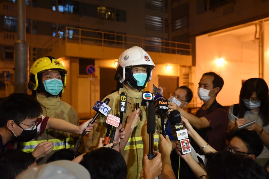 消防指榮瑞樓火警單位檢助燃劑有可疑。