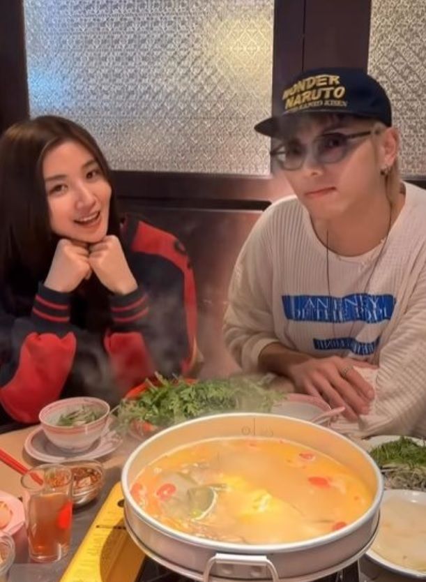 被爆秘挞后，193分享与Candy合唱新歌的片段。