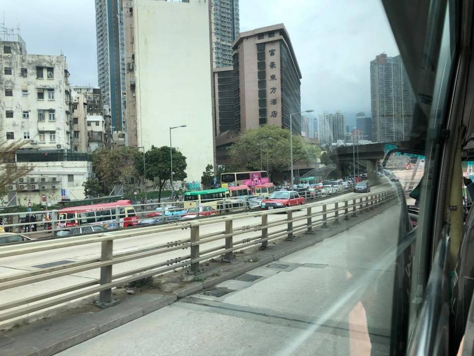 現場交通擠塞。‎網民Tam John Wof‎ 圖片