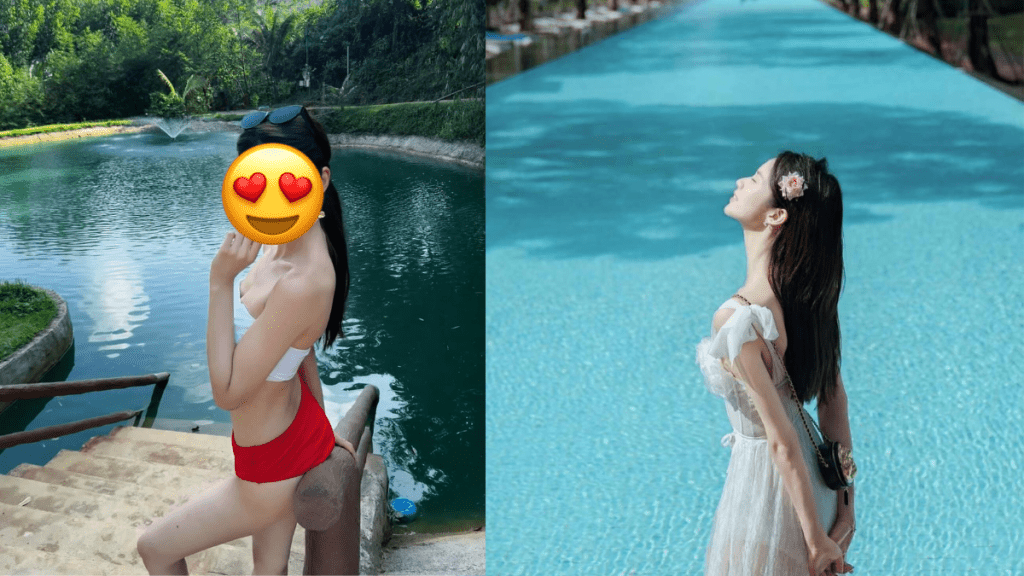 長腿港姐季軍豪着萬元比堅尼  盡騷激凸上圍富貴又性感  精通六國語言立志做演員