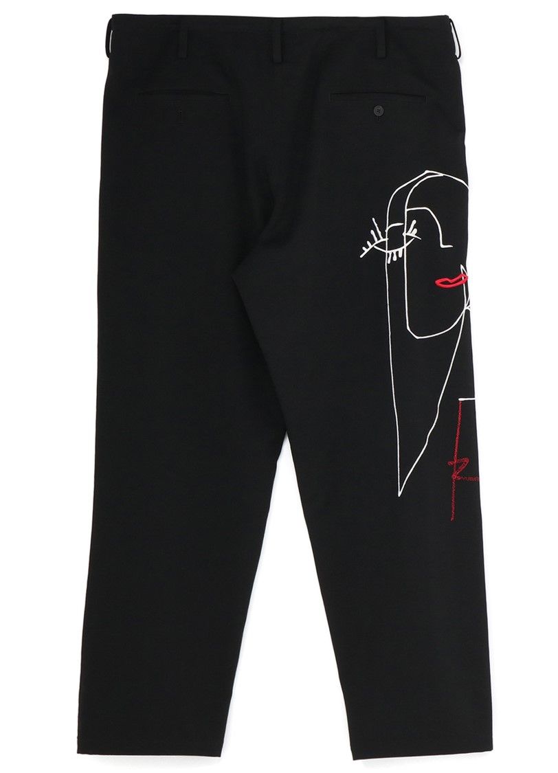 刺繡長褲/$7,500。